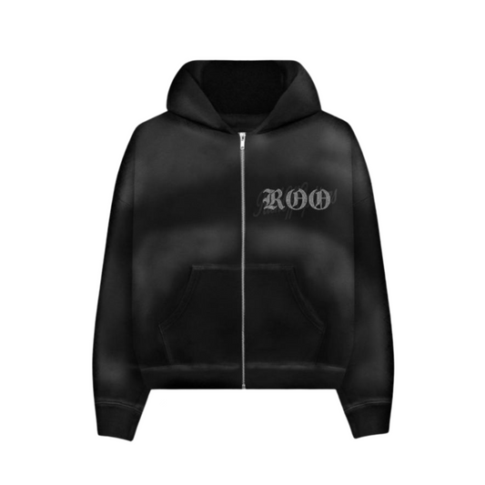 ACID HOODIE - BLACK